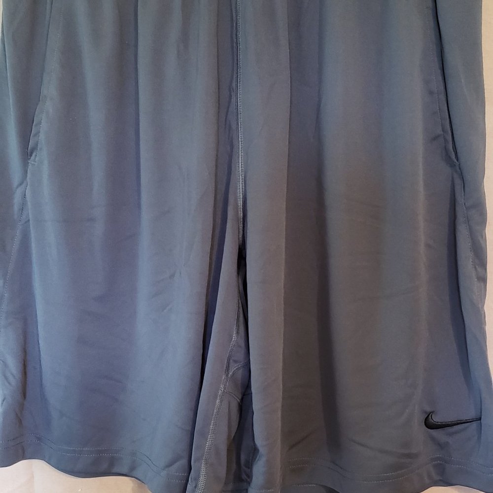 Nike, Dri-Fit, Gray shorts, Size Large